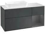 Villeroy und Boch Finion Waschtischunterschrank F281GKHG 120cm, Abdeckplatte...