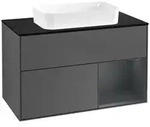 Villeroy und Boch Finion Waschtischunterschrank F662HGGK 100x60,3x50,1cm, Regal