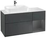 Villeroy und Boch Finion Waschtischunterschrank F401GKHG 120cm, Abdeckplatte...