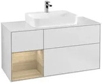 Villeroy und Boch Finion Waschtischunterschrank F411PCMT 120cm, Abdeckplatte...