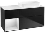 Villeroy und Boch Finion Waschtischunterschrank F681MTPD 120x60,3x50,1cm, Regal...