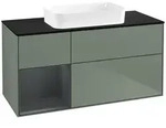 Villeroy und Boch Finion Waschtischunterschrank F702HGGM 120x60,3x50,1cm, Regal...