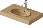 Duravit Balcoon Waschtisch 241280AM00 80 x 48 cm, Clay terra matt, mit Hahnloch,