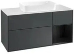 Villeroy und Boch Finion Waschtischunterschrank F301PDHG 120cm, Abdeckplatte...