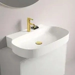 Ideal Standard Linda-X Waschtisch T4396MA 1 Hahnloch, ohne &Uuml;berlauf, 750 x 500...