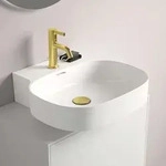 Ideal Standard Linda-X Waschtisch T4753MA 1 Hahnloch, mit &Uuml;berlauf, 500 x 480...