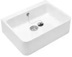 Villeroy & Boch Sp&uuml;lbecken O.Novo 63220001 59,5 x 20 x 50 cm, mit &Uuml;berlauf, weiss
