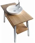 Duravit Cape Cod Aufsatz-Waschbecken 2328480000 &Oslash; 48cm, mit Hahnloch,