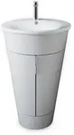 Duravit Starck 1 M&ouml;belwaschtisch 0406580000 d= 58cm, mit Hahnloch, &Uuml;berlauf,
