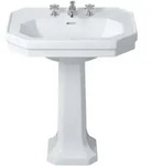 Duravit Serie 1930 Waschtisch 0438700000 mit &Uuml;berlauf, 1 Hahnloch, weiss