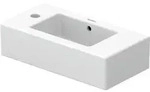 Duravit Vero, M&ouml;bel-Handwaschbecken 0703500009 50x25cm, mit &Uuml;berlauf, Hahnlochbank,