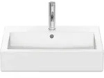 Duravit Vero Waschtisch 0454600027 60 x 47 cm, weiss, geschliffen, mit Hahnloch