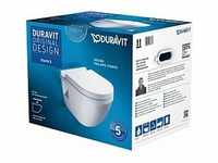 Duravit Starck 3 Wand WC Set 42000900A1 mit WC-Sitz, weiss
