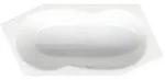 BetteMetric Badewanne 6840000 206 x 90 cm, weiss,Fussende rechts, &Uuml;berlauf...