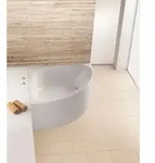 Hoesch Spectra Eck Badewanne 3654.010 weiss, 140x140cm, mit angeformter Sch&uuml;rze