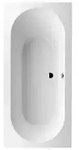 Villeroy und Boch Rechteck-Badewanne UBQ199OBE2V-01 190 x 90 cm, Ablauf mittig,...