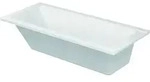 Duravit Badewanne D-Code 700100000000000 Einbauversion, Ablauf Fu&szlig;seite, weiss