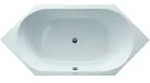 Duravit Badewanne D-Code 700138000000000 Sechseck, Einbauversion, weiss