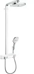 hansgrohe Raindance Select Showerpipe 27126400 E 300 2jet, wei&szlig;/chrom, mit