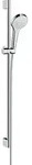 hansgrohe Croma Select S 1jet Brauseset 26574400 weiss-chrom, 90 cm Brausestange