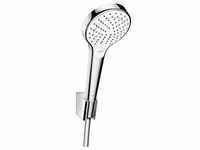 hansgrohe Croma Select S Vario Wannenset 26411400 weiss-chrom, 160 cm Schlauch