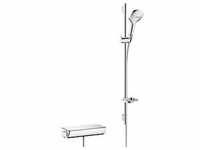 hansgrohe Brauseset Ecostat Select 27039000 E 120 Combi, chrom, DN 15, Stange...
