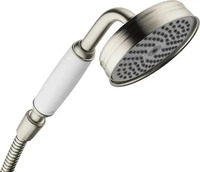 hansgrohe 16320820, hansgrohe Handbrause Axor Montreux 16320820 Normalstrahl, brushed