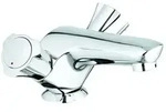 Grohe Costa 2 Griff Waschtischarmatur 21390001 chrom, Gussauslauf, mit Ablaufgarnitur