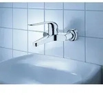 Grohe Waschtisch Wand Armatur 32778000 Euroeco Special, chrom, Ausladung 204 mm