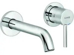 Kludi Bozz Waschtisch Wandarmatur 382440576 2 Loch, Unterputz, chrom