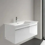 Villeroy & Boch Venticello Waschtisch 4134L101 100x50 cm, weiss, mit Hahnloch, Becken