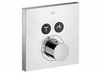 hansgrohe Axor ShowerSelect Square Thermostat 36715000, Thermostat, 2 Verbraucher,