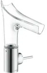 hansgrohe Axor Starck V 140 Waschtischarmatur 12112000, chrom, Glasauslauf,...