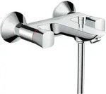 hansgrohe Logis Wannenarmatur 71243000 Aufputz, chrom, 2 Griffarmatur