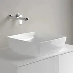 Villeroy & Boch Artis Aufsatzwaschtisch 417841R1 41 x 41 cm, ohne Hahnloch/&Uuml;berlauf