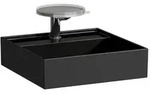 LAUFEN Kartell Handwaschbecken 8153310201111 46x46cm, schwarz, 1 Hahnloch,