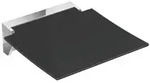 Hewi 350 Klappsitz 950.51.2059092 Wandkonsole Edelstahl verchromt, Sitzfl&auml;che