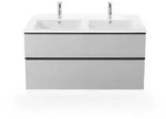 Duravit ME by Starck Doppelwaschtisch 2336130000 130 x 49 cm, weiss, mit...
