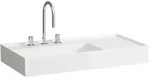LAUFEN Kartell Waschtisch 8103384001111, 90x46cm, wei&szlig; LCC, Ablage rechts, 1