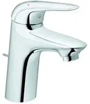 Grohe Eurostyle Waschtischarmatur 23709003 chrom, Silkmove ES, Mittelstellung kalt