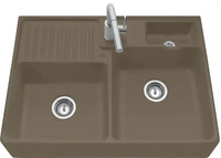 Villeroy und Boch 632391TR, Villeroy und Boch Sp&uuml;lstein Doppelbecken 632391TR