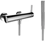 LAUFEN Kartell BrausearmaturH3313370041411 chrom, AP, mit Handbrause/Schlauch 180 cm