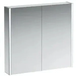LAUFEN Frame 25 LED-Spiegelschrank 4085039001441, 80cm, 2 T&uuml;ren, Seite verspiegelt