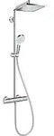hansgrohe Crometta E Showerpipe 240 1jet 27281000 mit Thermostat, mit EcoSmart 9 hansgrohe Crometta E Showerpipe 240 1jet 27281000 mit Thermostat, mit EcoSmart 9