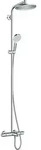 hansgrohe Crometta S 240 Showerpipe 27320000 chrom, 1jet, 240 mm, f&uuml;r Badewanne