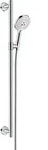 hansgrohe Raindance Select S 120 Brauseset 2632240 weiss chrom, 90 cm Stange Unica