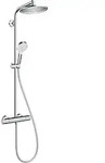 hansgrohe Crometta S 240 Showerpipe 27267000 chrom, 1jet, Ø 24 cm hansgrohe Crometta S 240 Showerpipe 27267000 chrom, 1jet, Ø 24 cm