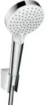 hansgrohe Crometta Vario Wannenset 26693400 125 cm, weiss-chrom, EcoSmart,