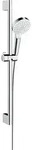 hansgrohe Crometta Brauseset 26534400 9 l/min, wei&szlig;/chrom, 669 mm Brausestange
