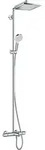 hansgrohe Crometta E 240 Showerpipe 27298000 chrom, 1jet, 240 x 240 mm, mit